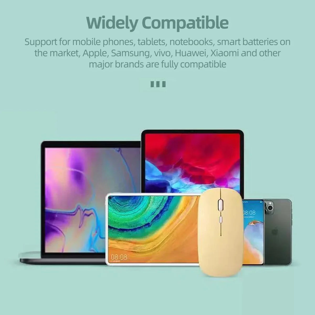 Wireless Bluetooth Silent Computer Mouse