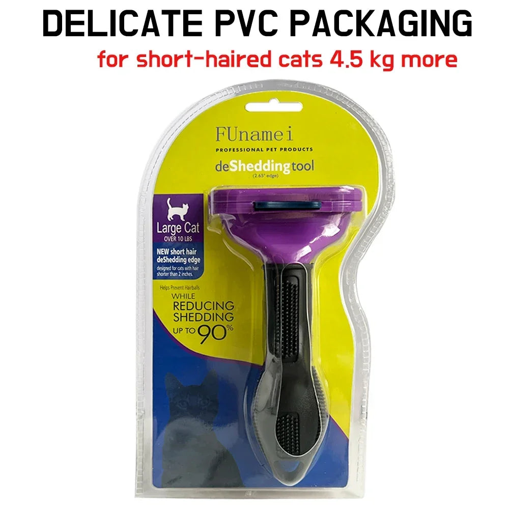 Pet Grooming Brush for Dogs & Cats – Hair Removal & Massage Comb Tool