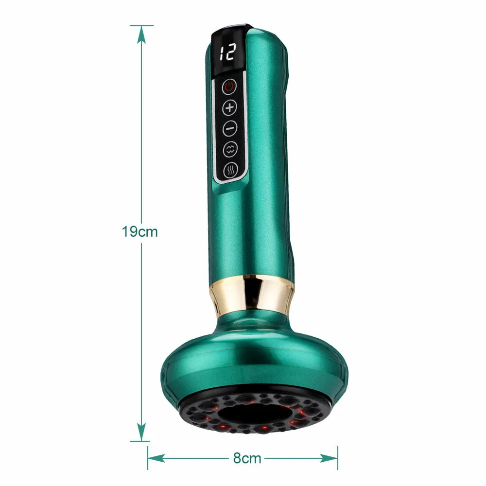 Smart 3-in-1 Vacuum Cupping & Gua Sha Set | 12-Level Heat & Suction Recovery System