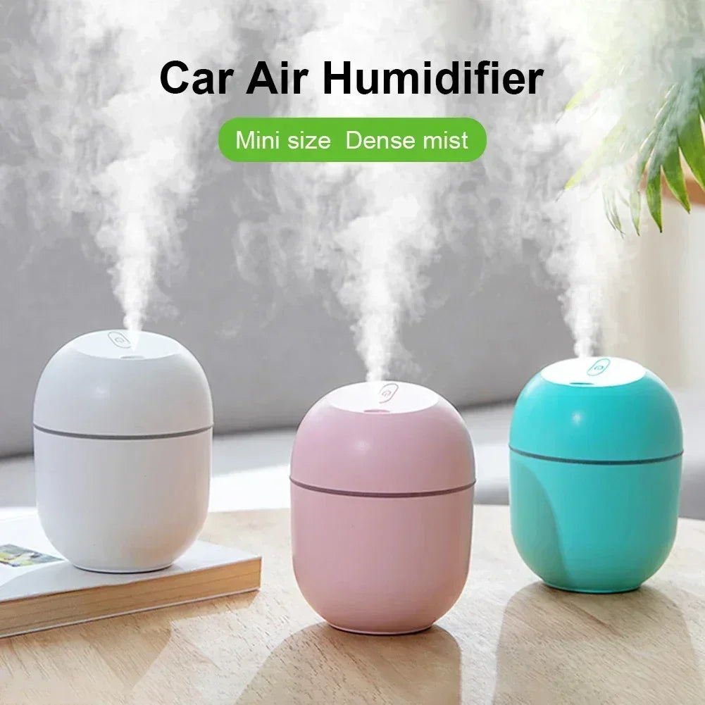Portable USB Mini Humidifier with LED Light