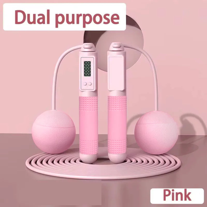 Intelligent Counting Cordless Jump Rope | Professional Dual-Purpose Fitness Tool