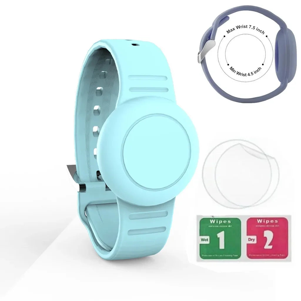Waterproof AirTag Bracelet for Kids Nylon Hidden Tracker Wristband Toddler Band