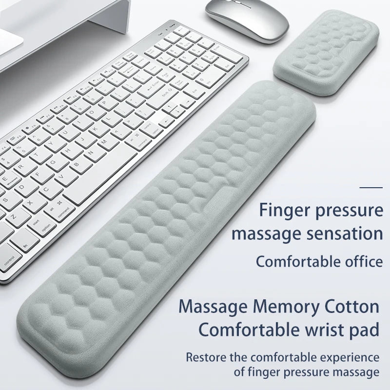 Ergonomic Keyboard & Mouse Wrist Rest Pad