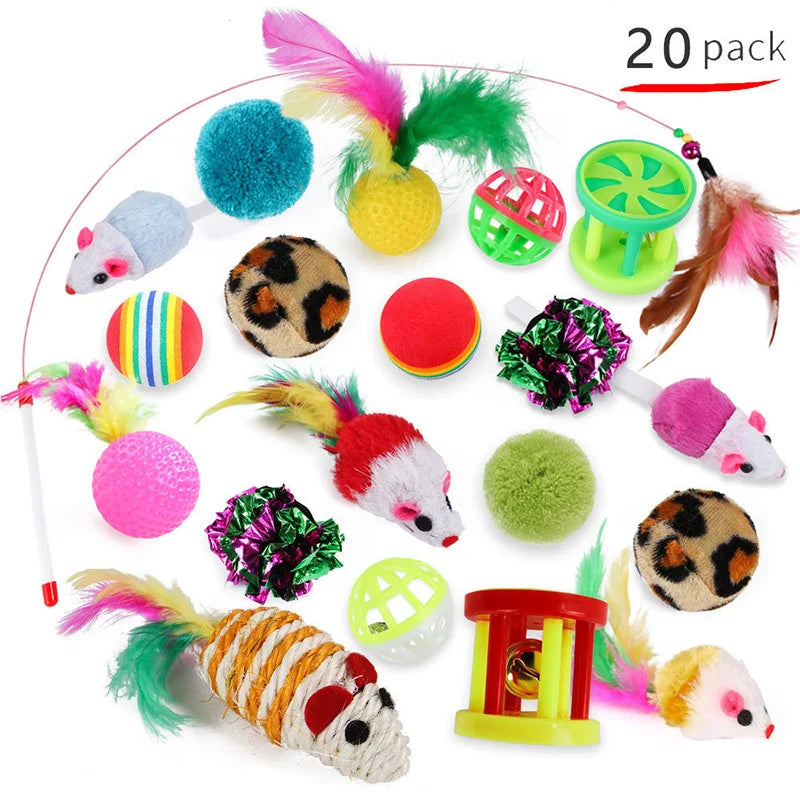 Ultimate Kitten Toys Variety Pack | Interactive Cat Toy Set & Sisal Mouse