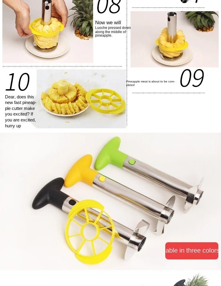 Pineapple Slicer & Peeler Cutter