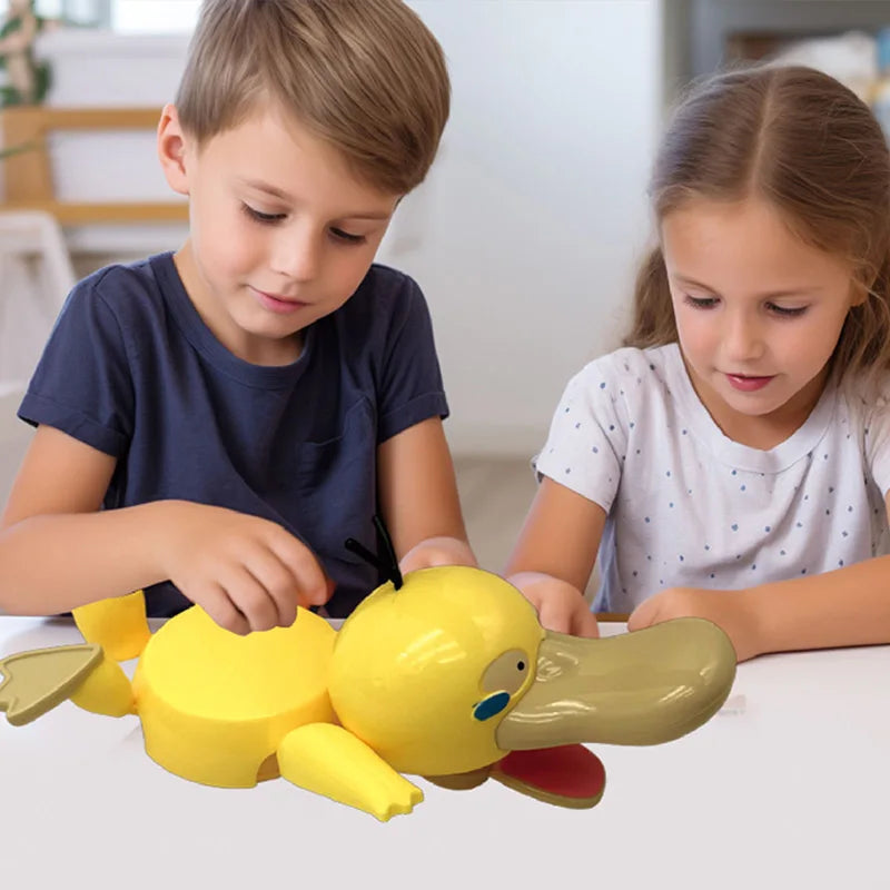 3D Cute Duck Coaster – Funny Pressable Stress Relief Desk Decor