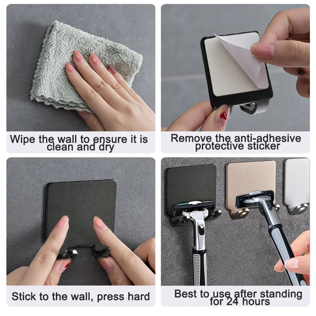 Stainless Steel Razor Holder Wall Hook