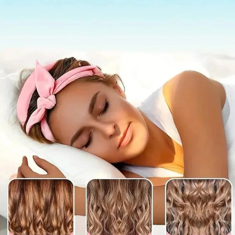 Heatless Curling Rod Headband | Silk Lazy Sleeping Hair Curler