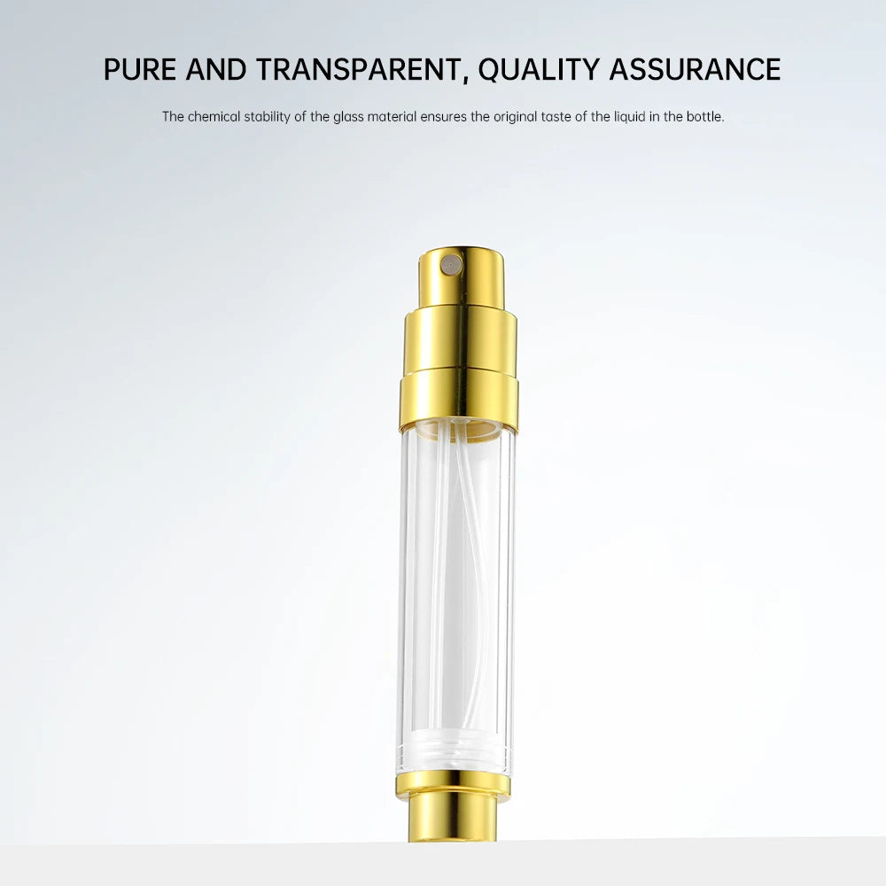 8ml Magnetic Leather Perfume Atomizer – Portable Refillable Travel Cologne Spray Bottle