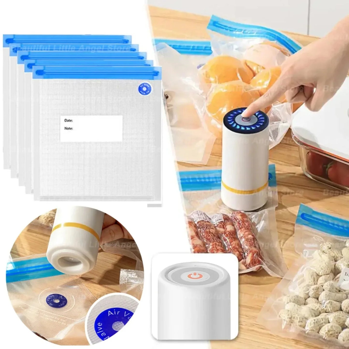 USB Rechargeable Electric Vacuum Air Pump