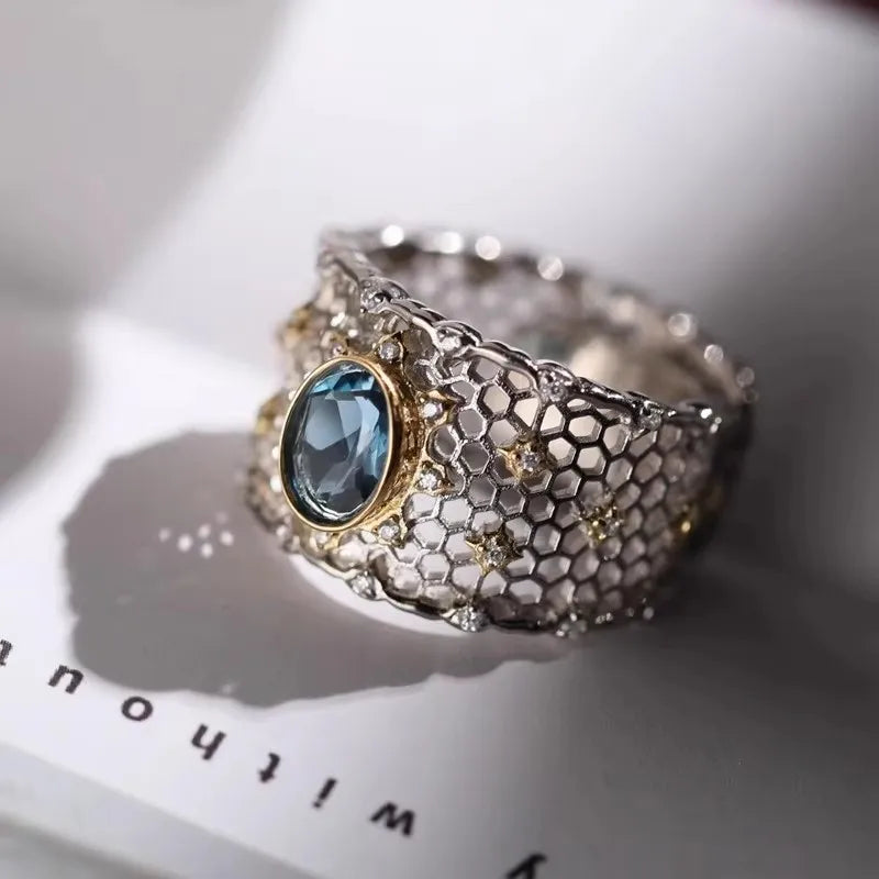925 Sterling Silver Pearl Smile Adjustable Ring