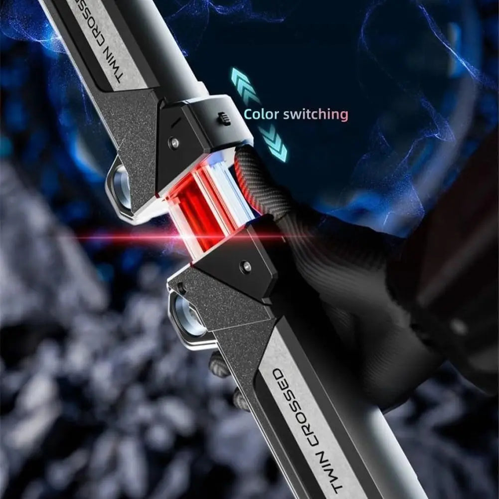 2-in-1 Connectable Lightsaber Toy - Extendable Double Sword Gift for Kids