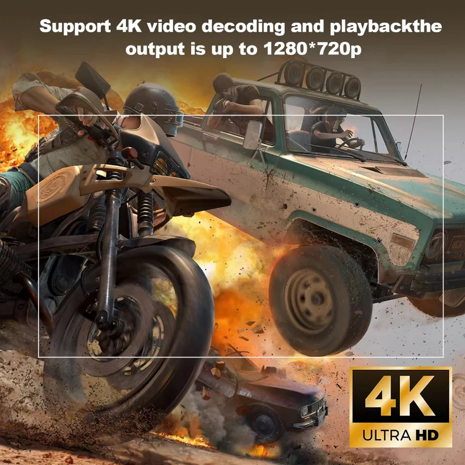 HY300 4K Mini Projector – Android 11 WiFi6 Portable Cinema