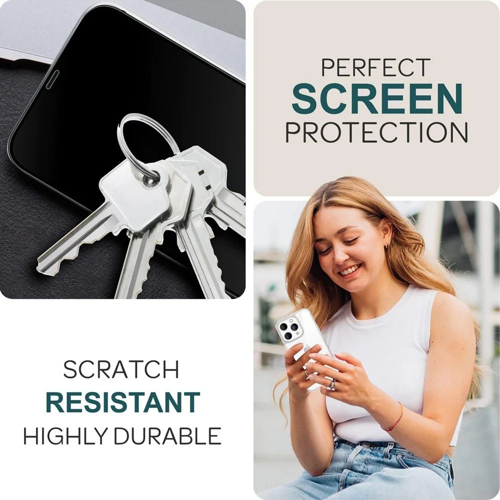 iPhone Tempered Glass Screen & Camera Protector Set