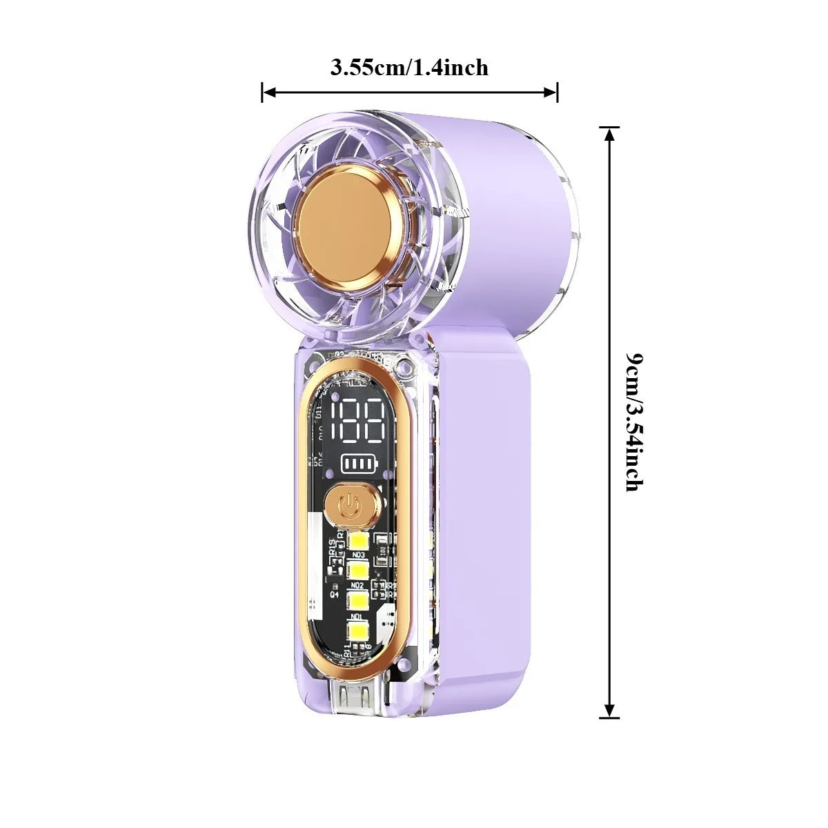 Ultra-Quiet Mini Handheld Fan | Pocket-Sized Personal Cooling