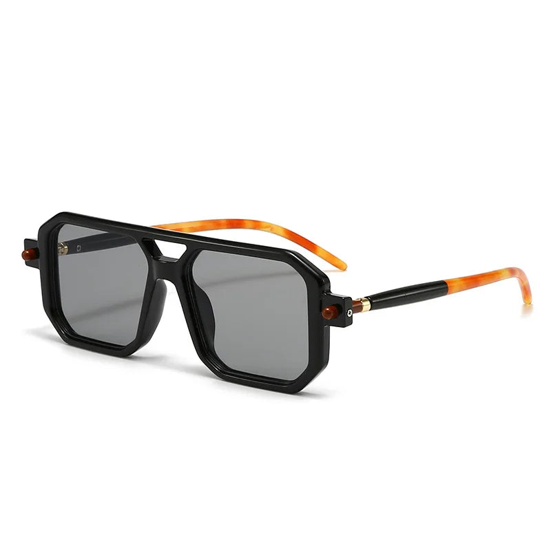 Polygon Sunglasses Rectangle Fashion Popular Women Men Shades Square Sun Glasses for Female Male Summer Traveling Glasses