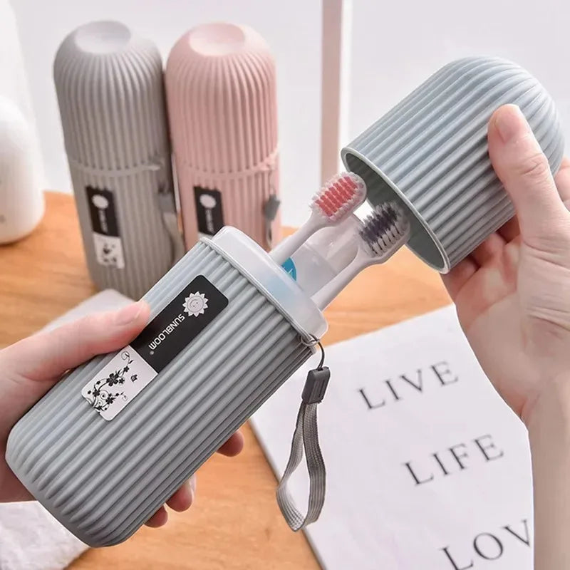 Portable Toothbrush & Toothpaste Travel Case