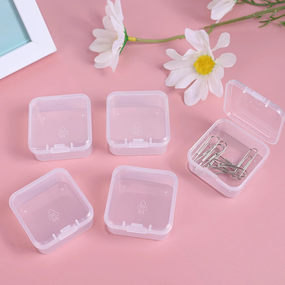 Mini Transparent Jewelry Storage Box Set
