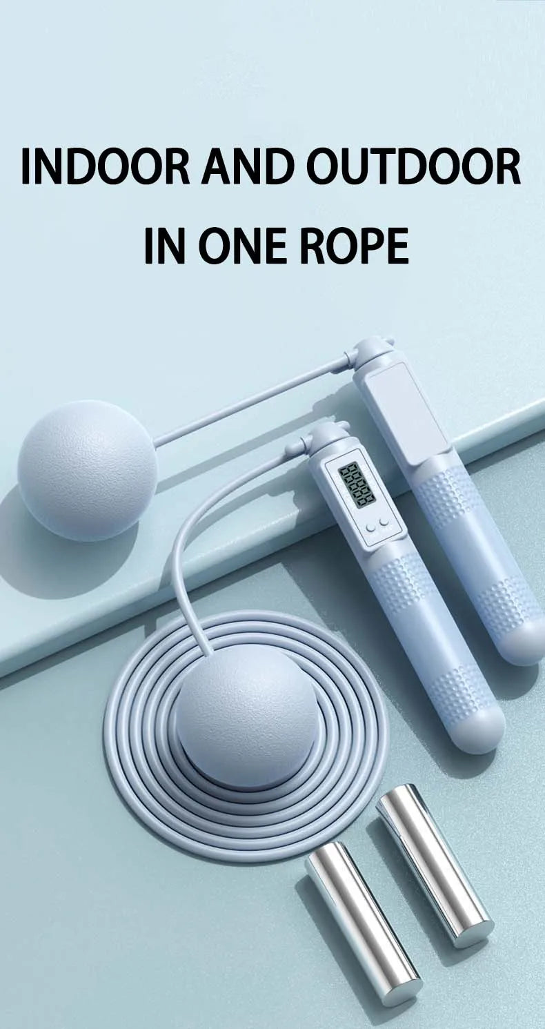 Intelligent Counting Cordless Jump Rope | Professional Dual-Purpose Fitness Tool