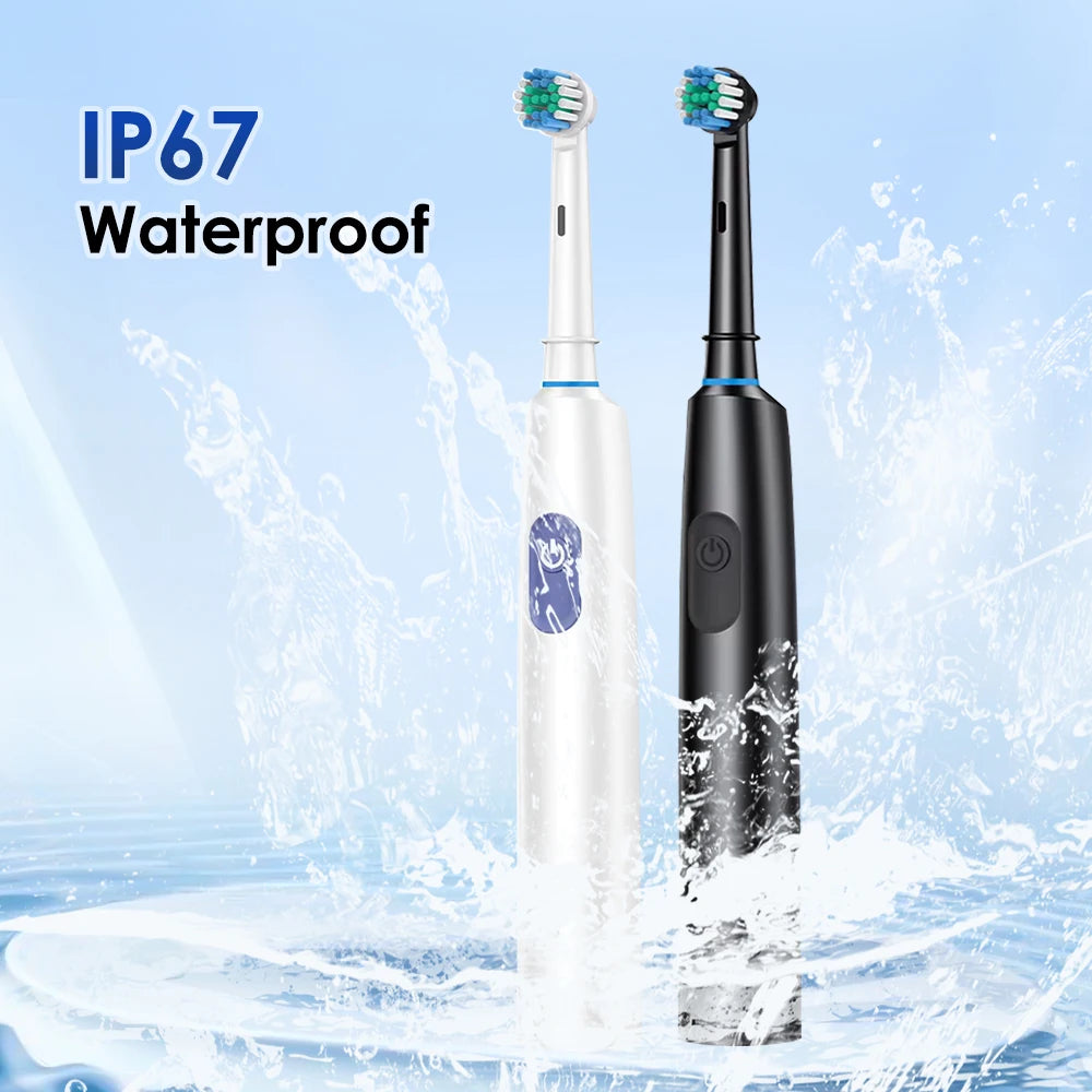 Intelligent Cordless Electric Toothbrush | USB Rechargeable Waterproof Oral Care