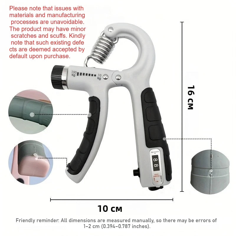 Adjustable Grip Strength Trainer – Hand & Forearm Strengthener for Muscle Building