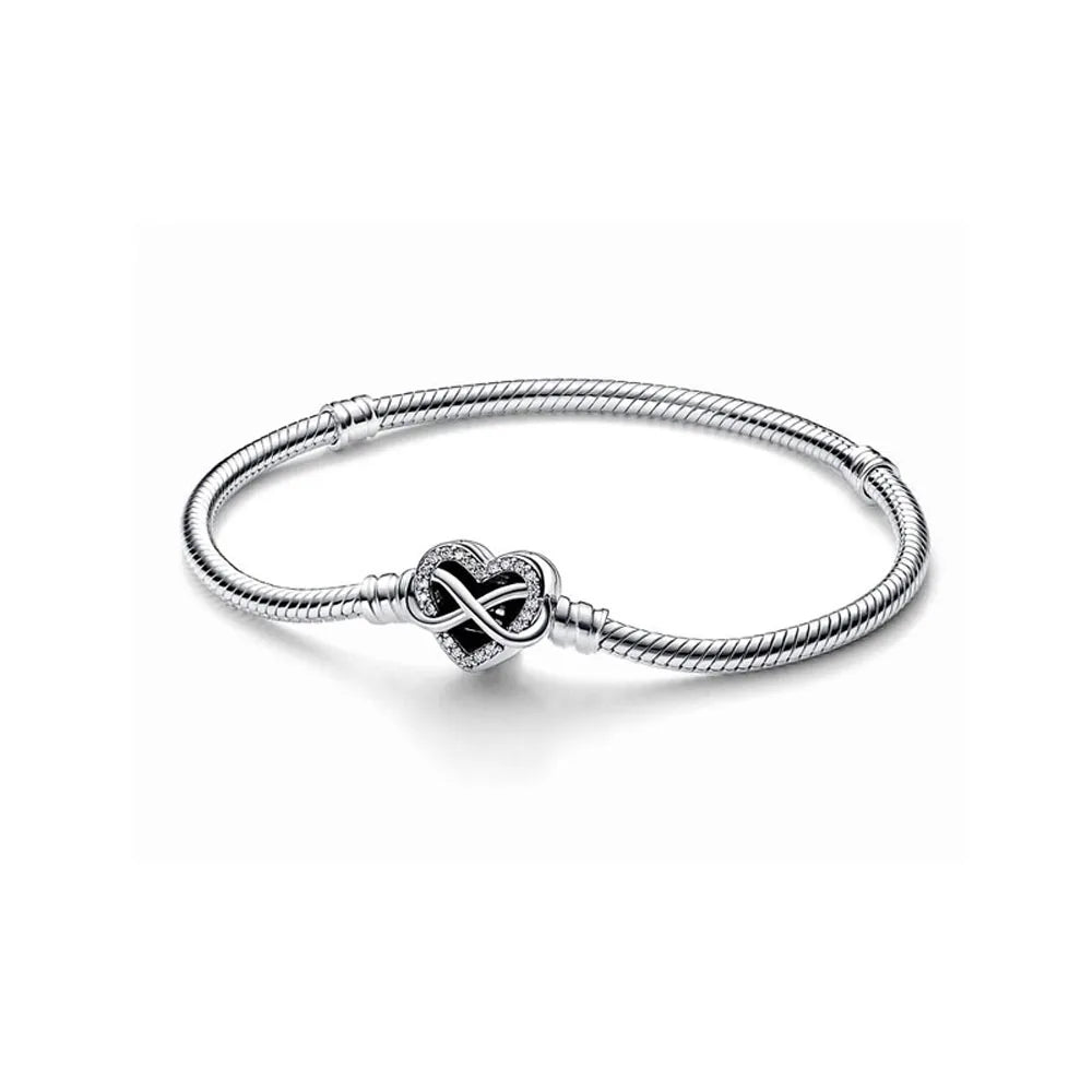 Hot Selling 925 Silver Flower Shaped, Heart Shaped, Butterfly Bracelet, Suitable For European Women's Fashionable Luxury Jewelry