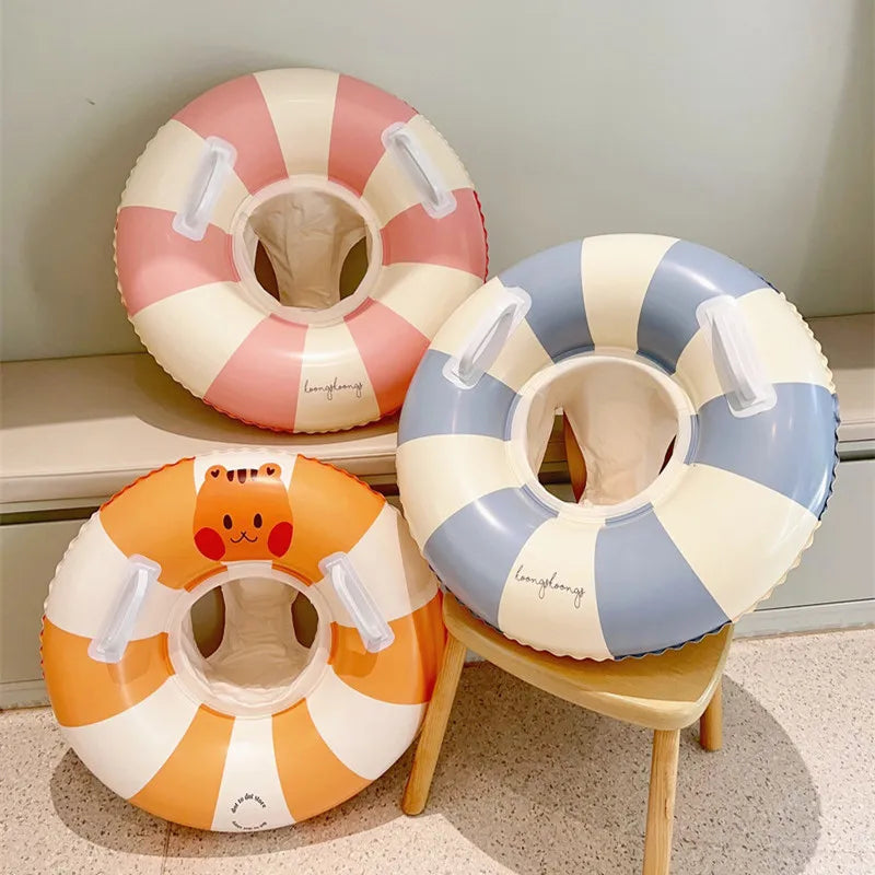 Rooxin Pool Float Baby Swim Ring Tube Inflatable Swimming Seat Ring For Kid Child Swimming Circle Beach Water Play Equipment