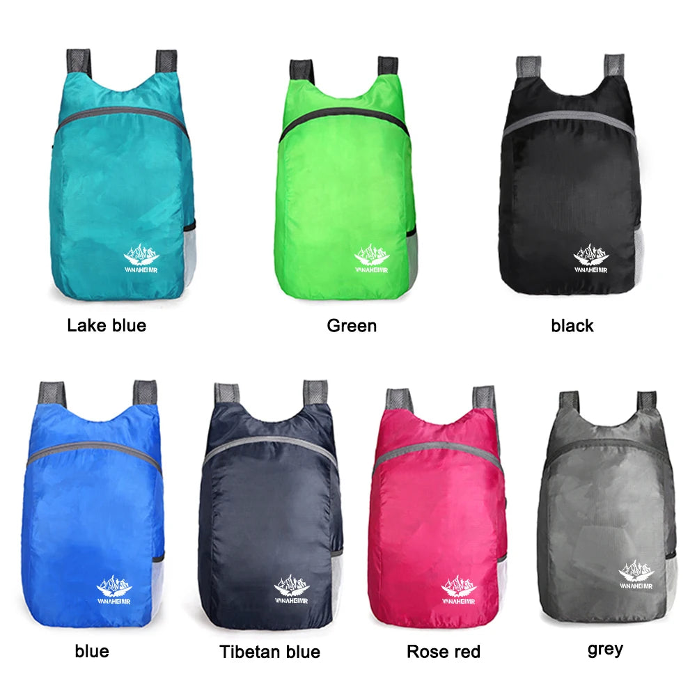 Lightweight Foldable Outdoor Travel Backpack – Waterproof Hiking Daypack for Sports & Travel