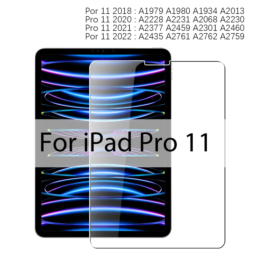 iPad Tempered Glass Screen Protector (Universal Fit)