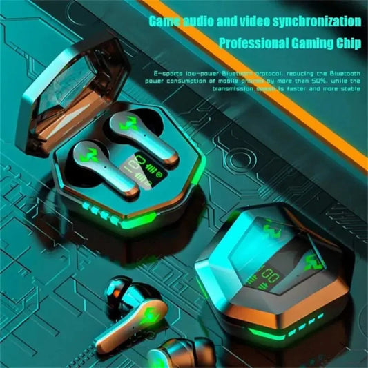 TWS N35 Bluetooth Gaming Earbuds with Digital Display