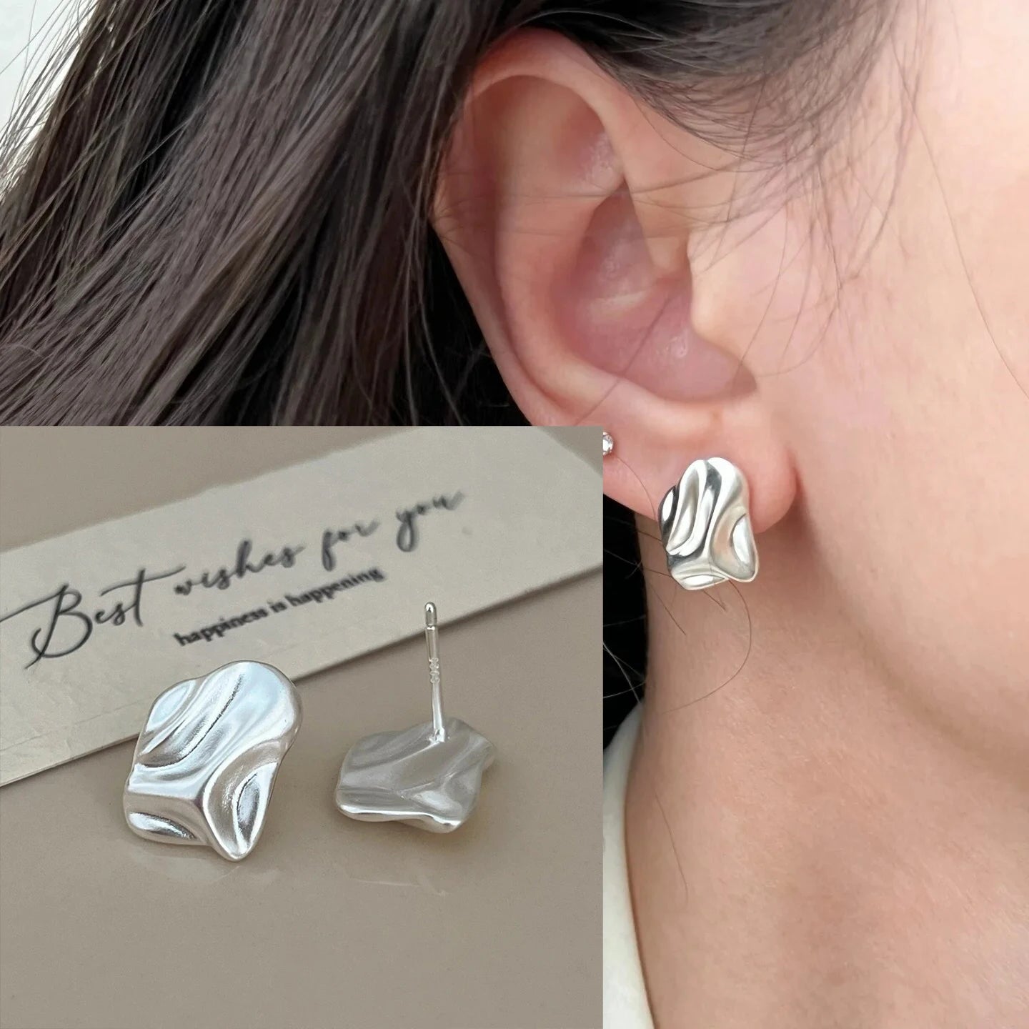 VENTFILLE 925 Sterling Silver Star Earring for Women Girl Personal Originality Trend Hip Hop Neutral Jewelry Gift Dropshipping