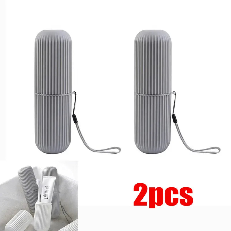 Portable Toothbrush & Toothpaste Travel Case