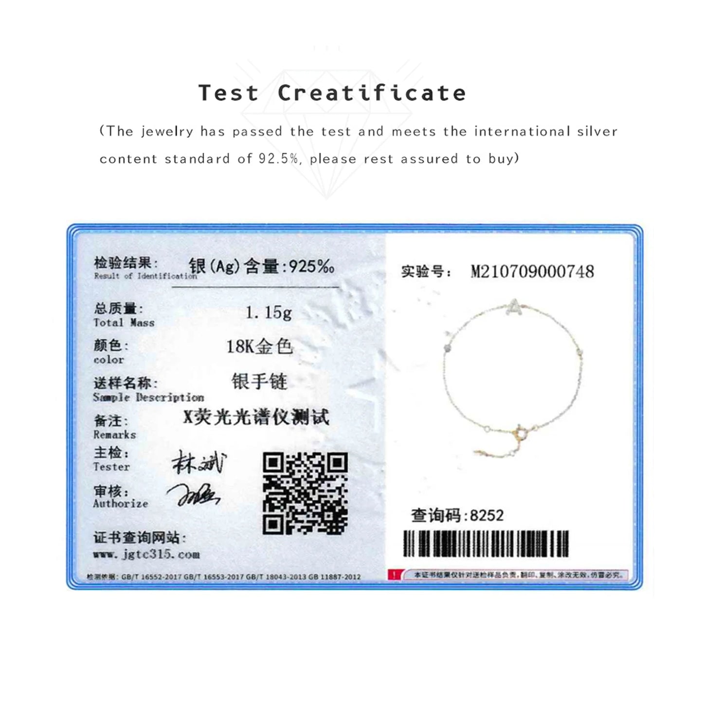 925 Sterling Silver Initial Letter Bracelet Gold CZ Zircon Alphabet Monogram