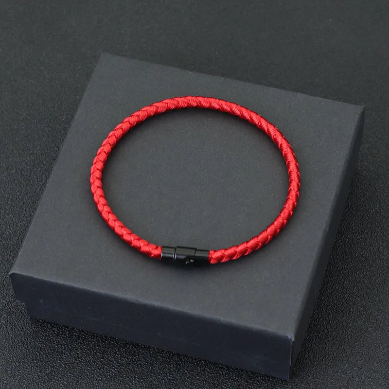 Grade A Keel Rope Bracelet - Lucky Red Thread Couples Bracelet for Attracting Wealth and Prosperity - Magnetic Bangle