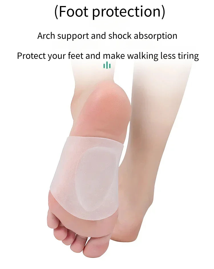 Silicone Arch Support Insoles – Plantar Fasciitis & Flat Feet Relief