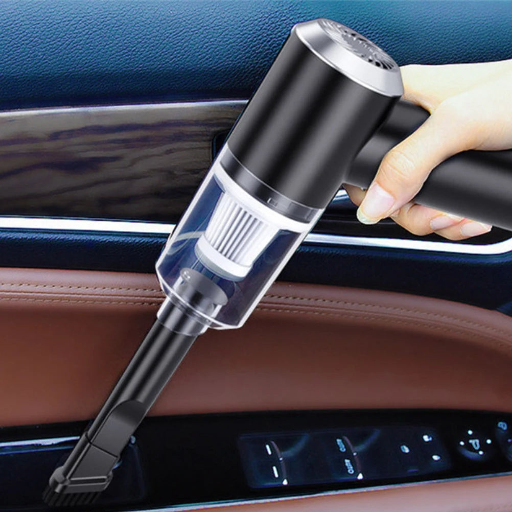 Mini Handheld Car Vacuum Cleaner & Interior Blower | Lightweight Wet & Dry Solution