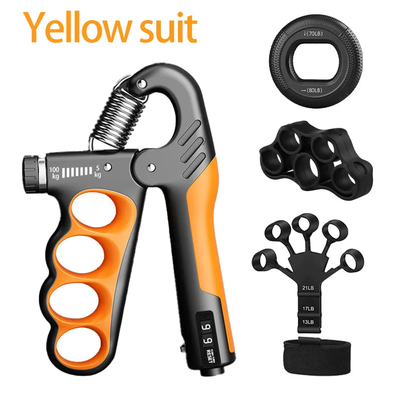 Adjustable Heavy-Duty Hand Strengthener | 5–150kg Grip Strength Trainer