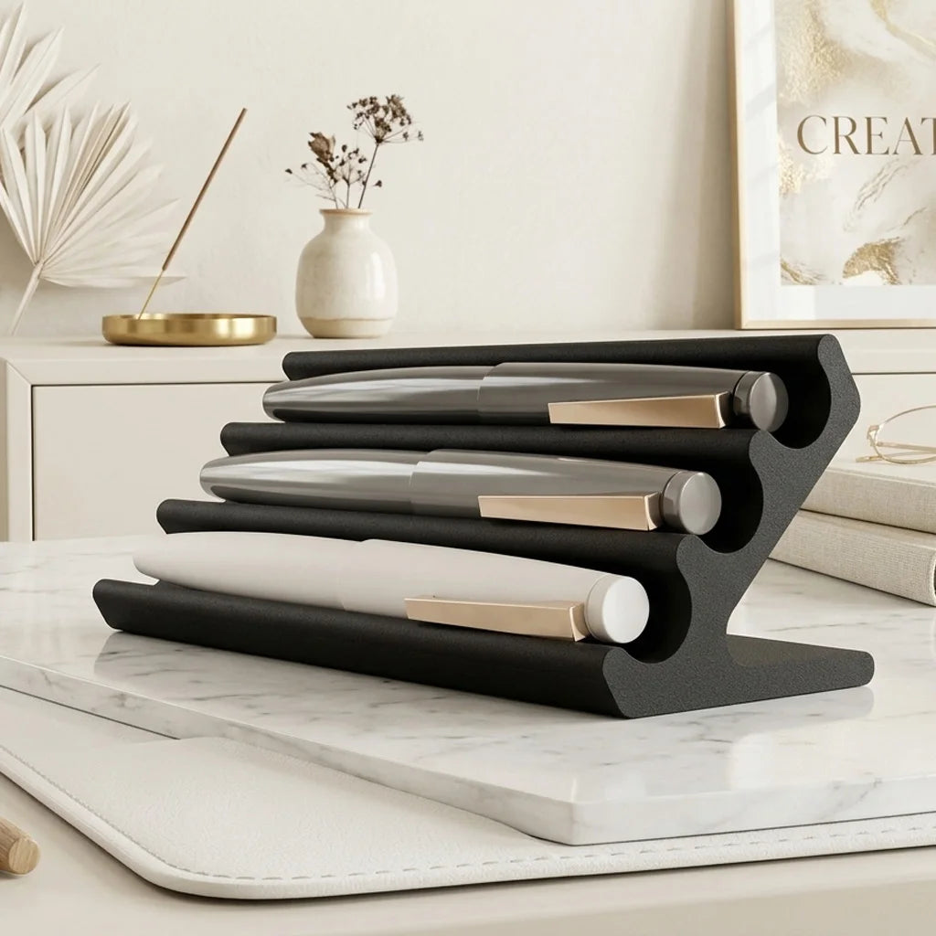 3D Printed 3-Layer Pen Holder Desk Organizer