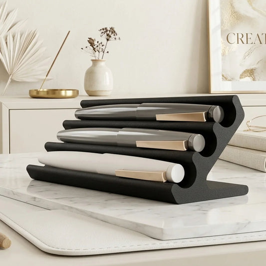 3D Printed 3-Layer Pen Holder Desk Organizer