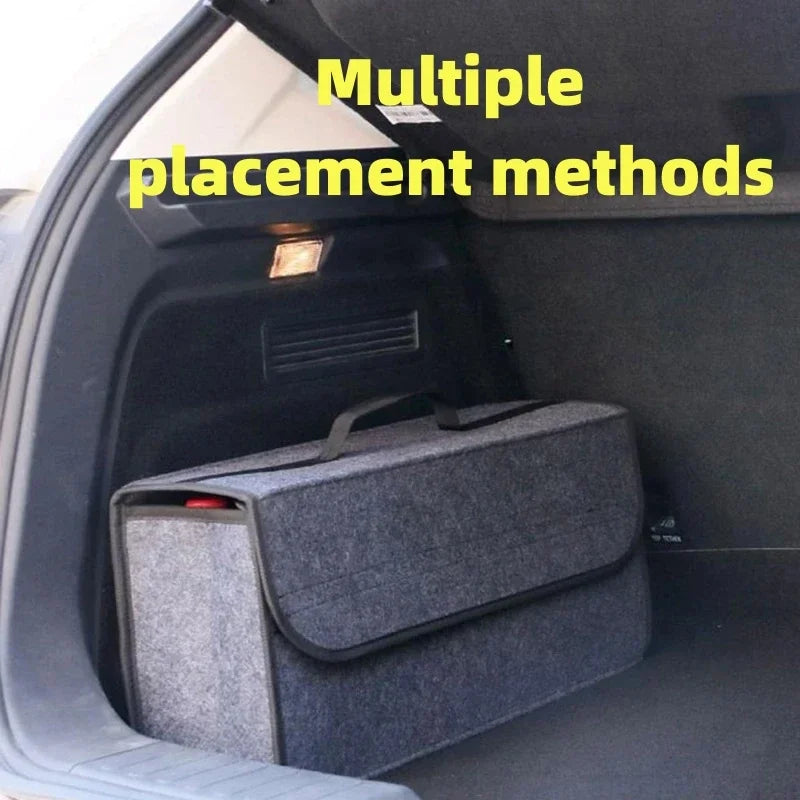 Car Trunk Organizer Large Felt Storage Bag