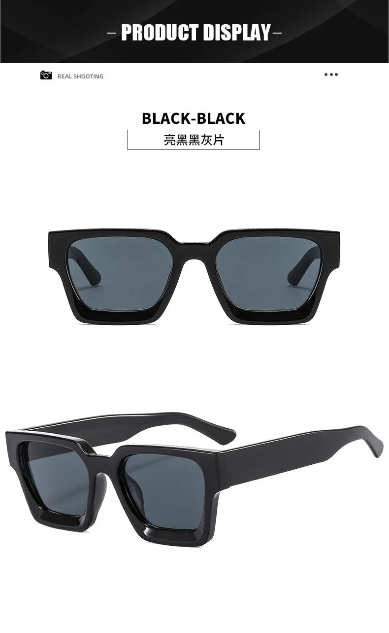 Fahion Vintage Small Square Sunglasses Men Women Retro Brand Designer Green Sun Glasses Unisex Ins Popular Shades Eyewear UV400