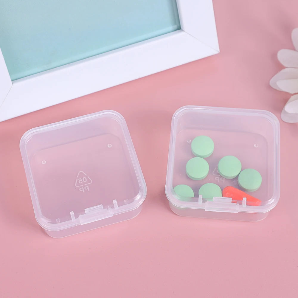 Mini Transparent Jewelry Storage Box Set