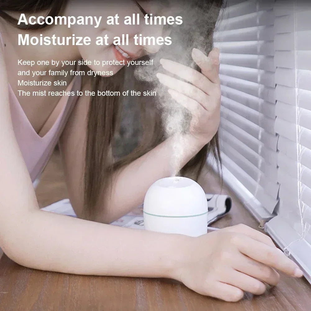 Portable USB Mini Humidifier with LED Light