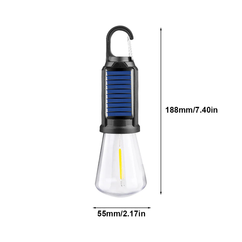 Solar Powered LED Camping Lantern | Waterproof BBQ & Tent Atmosphere Light