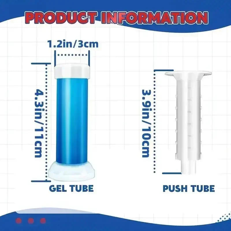 Automatic Toilet Cleaning Gel Tablets - Fragrance Deodorizer & Freshener