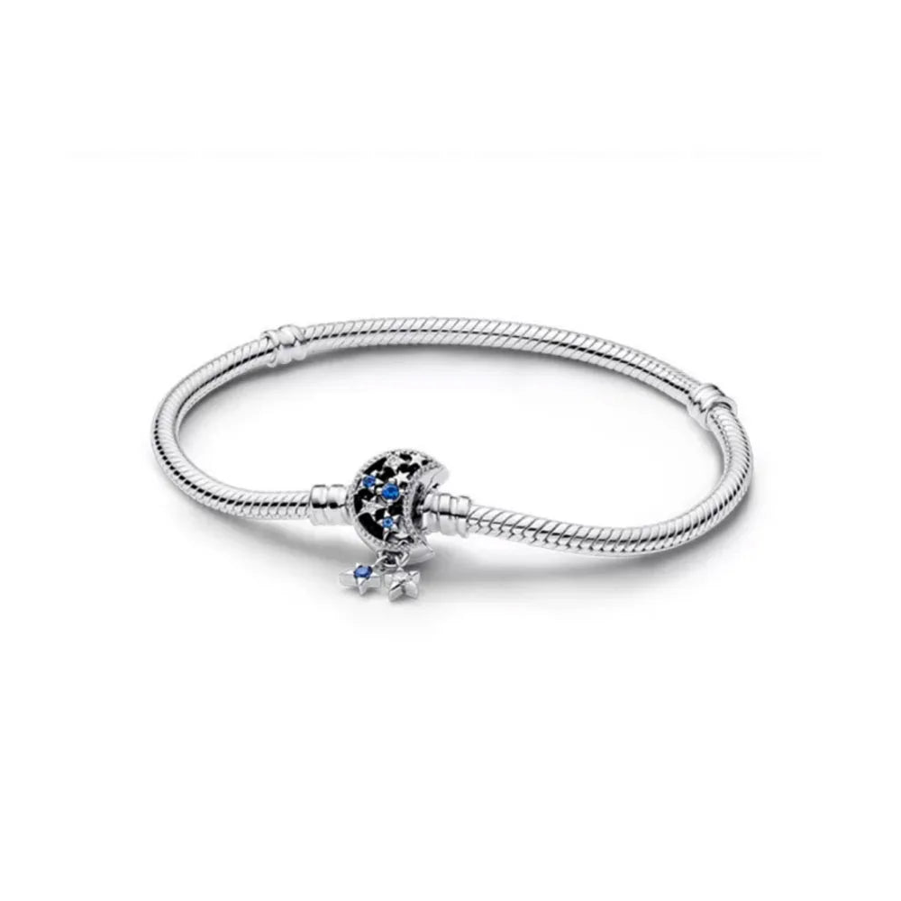 Hot Selling 925 Silver Flower Shaped, Heart Shaped, Butterfly Bracelet, Suitable For European Women's Fashionable Luxury Jewelry