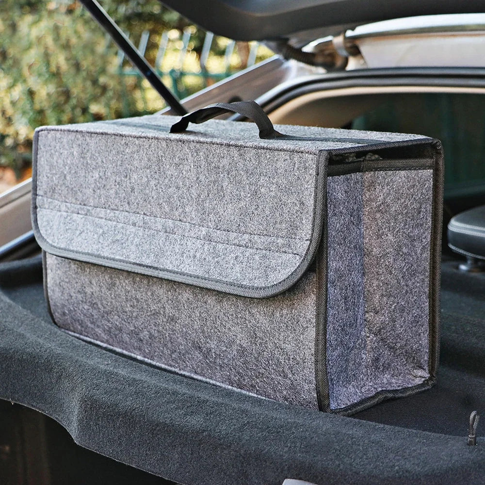 Car Trunk Organizer Large Felt Storage Bag