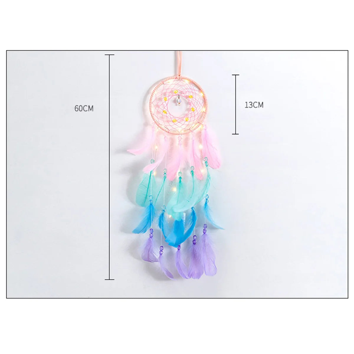 Large Nordic Style Dream Catcher Boho Kids Room Wall Hanging Decoration