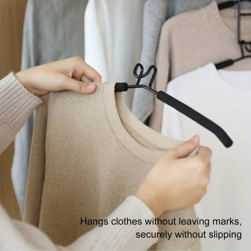 5-Pack 5-in-1 Space Saving Hangers – Heavy Duty Multi-Layer Organizer