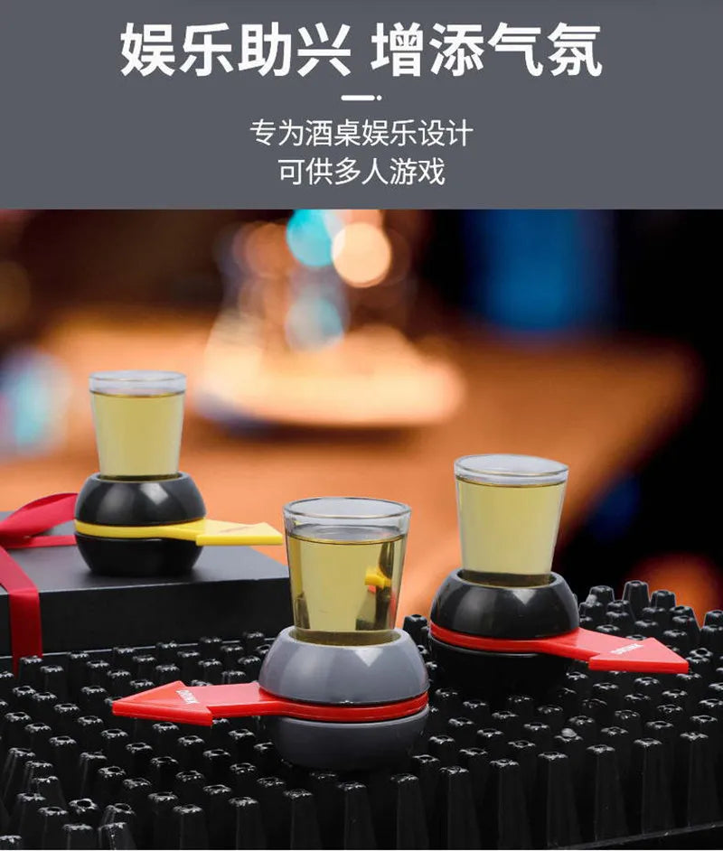 Alcoholic Penalty Turntable Toys Russian Roulette Friend Drinking Booster Game Props Bar 2023 Entertainment Atmosphere Supplies